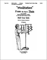 Meditation from Thais Handbell sheet music cover